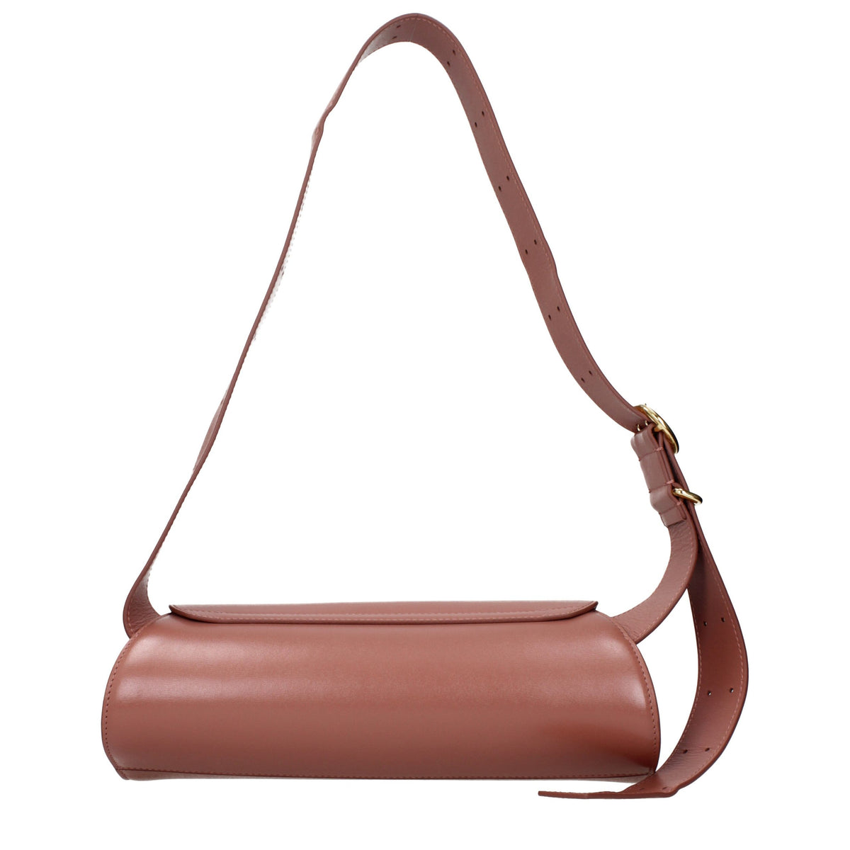 Sac bandoulière en cuir rose Jil Sander