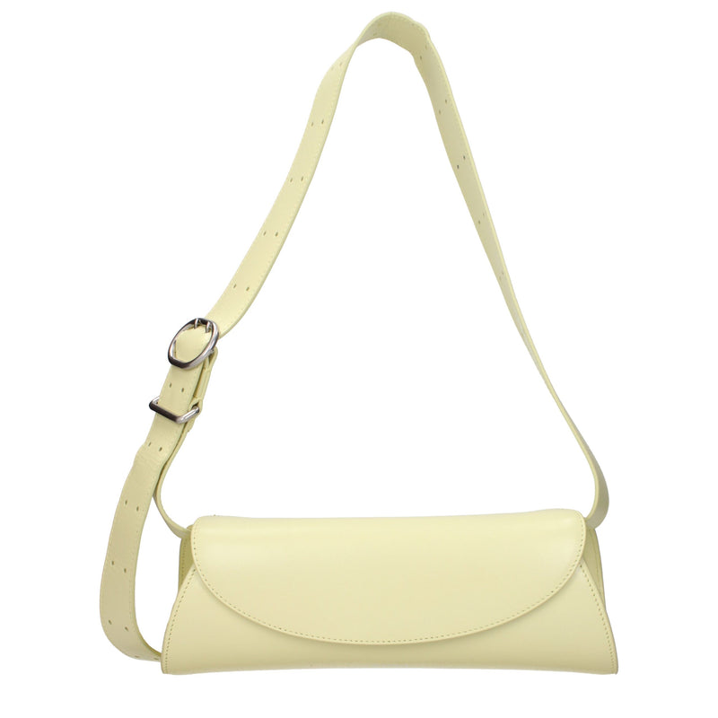 Sac bandoulière Jil Sander en cuir jaune