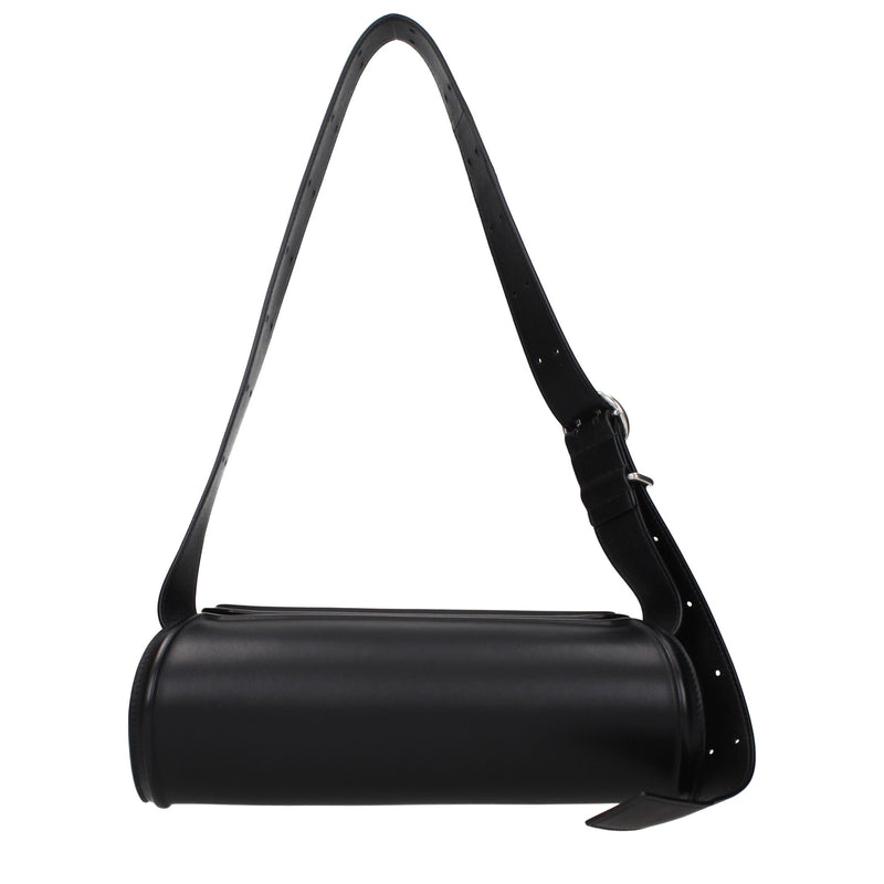Sac bandoulière Jil Sander en cuir noir