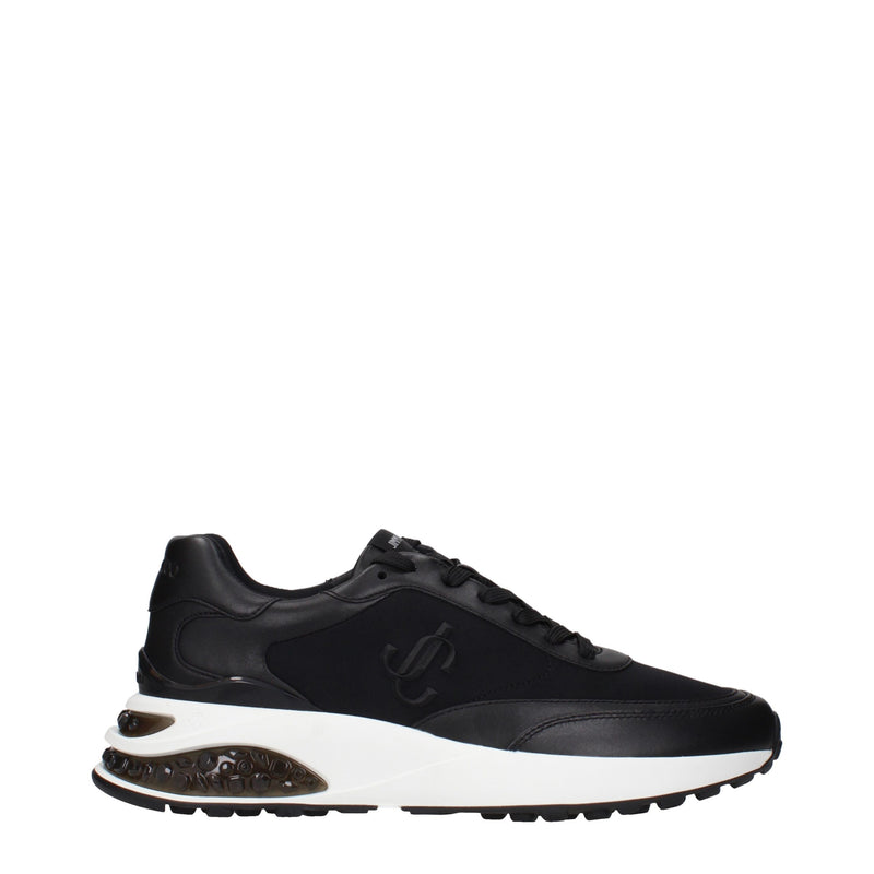 Baskets de sport Jimmy Choo en tissu noir