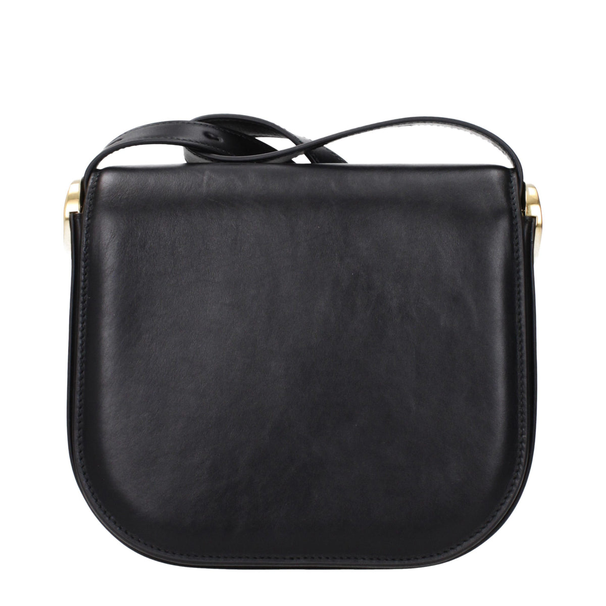 Sac bandoulière Jil Sander en cuir noir