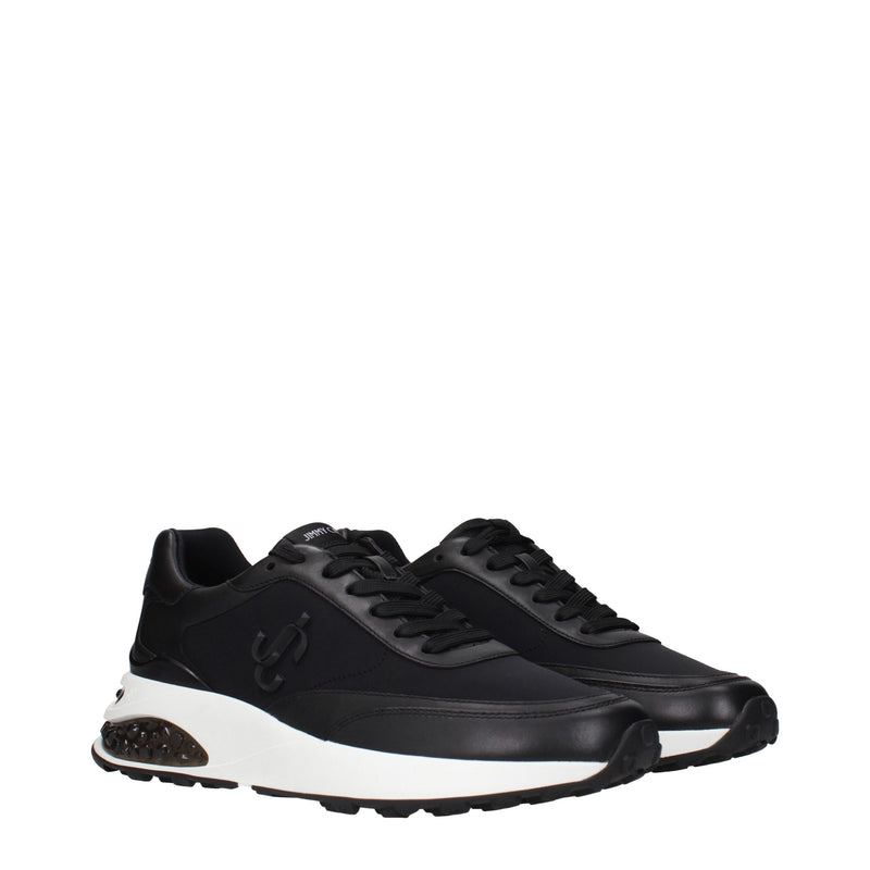 Baskets de sport Jimmy Choo en tissu noir