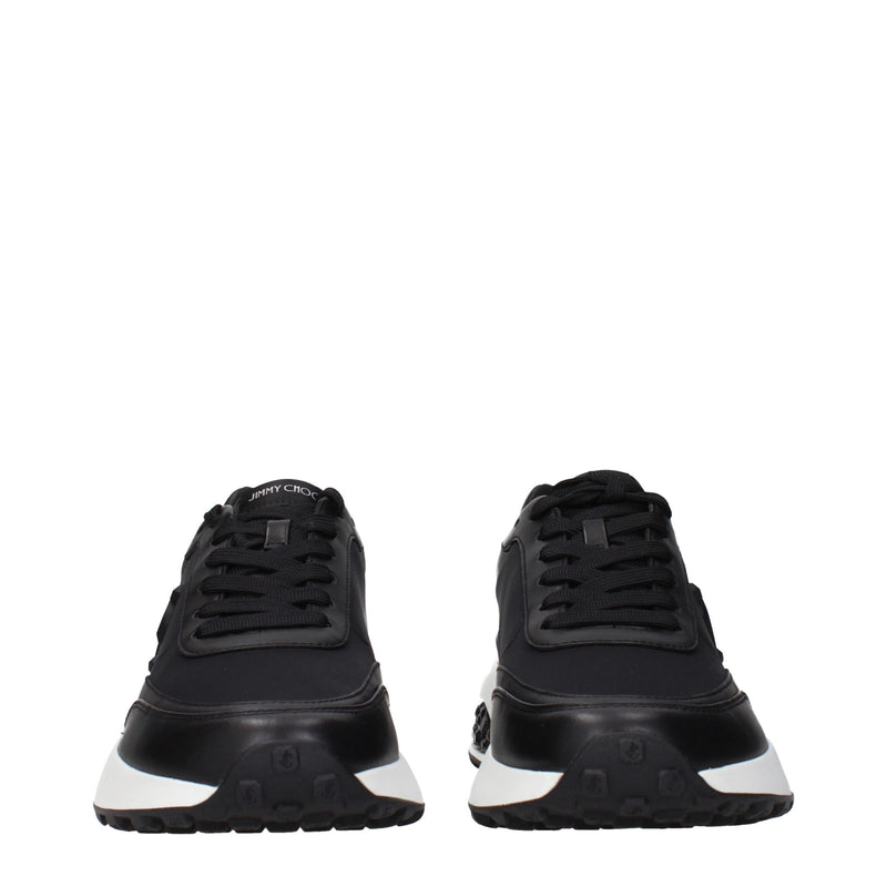 Baskets de sport Jimmy Choo en tissu noir