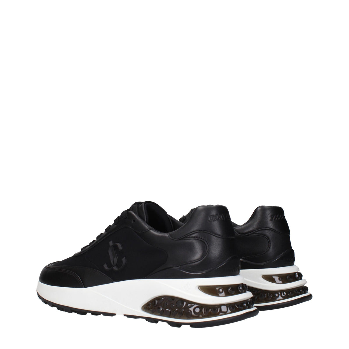 Baskets de sport Jimmy Choo en tissu noir