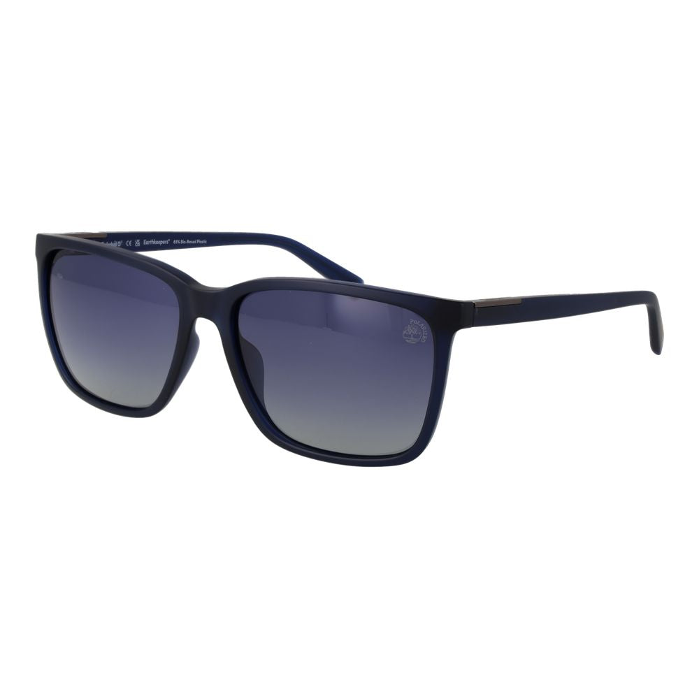 Lunettes de soleil en plastique bleu Timberland