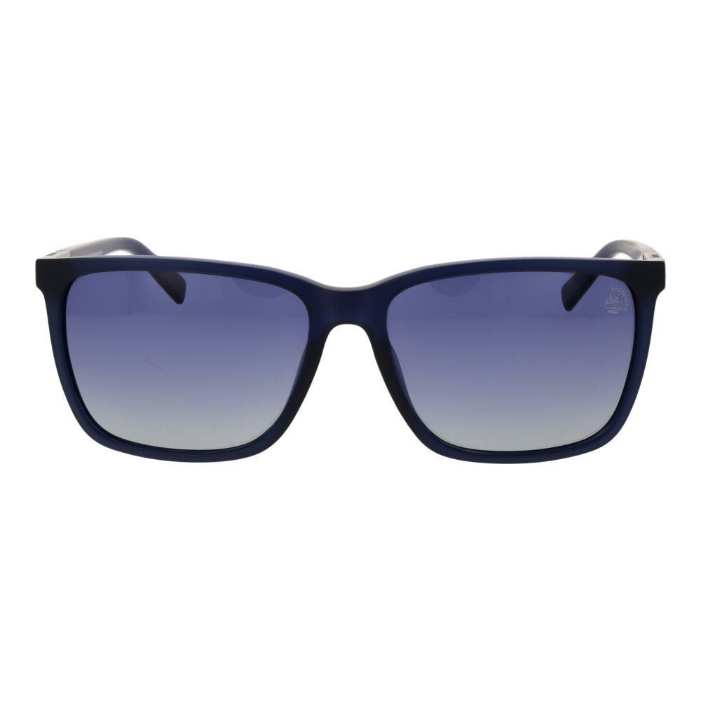 Lunettes de soleil en plastique bleu Timberland