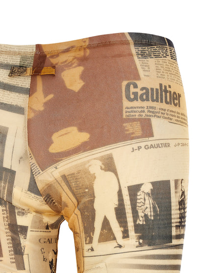 Jean Paul Gaultier Multicolor Polyamide Casual Pants