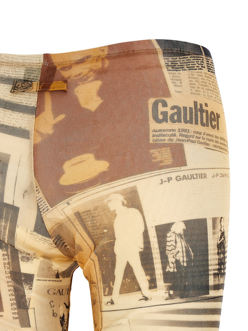 Jean Paul Gaultier Multicolor Polyamide Casual Pants