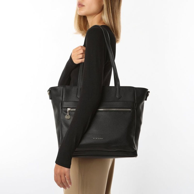 Sac bandoulière MIRIADE en polyéthylène noir