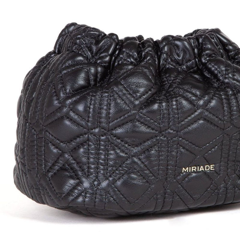 Sac bandoulière MIRIADE en polyéthylène noir