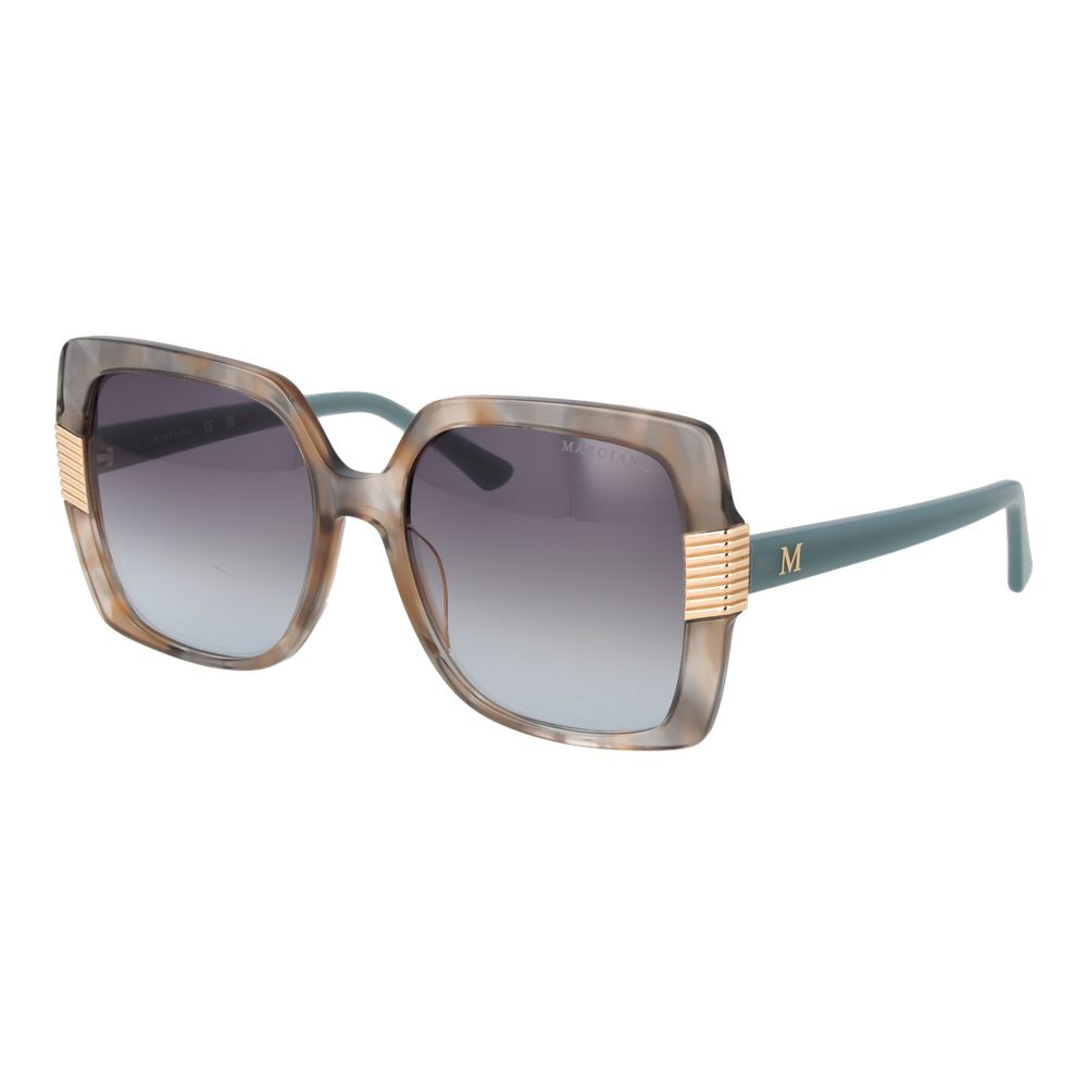 Lunettes de soleil Marciano by Guess en plastique marron