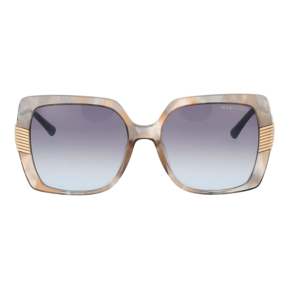 Lunettes de soleil Marciano by Guess en plastique marron