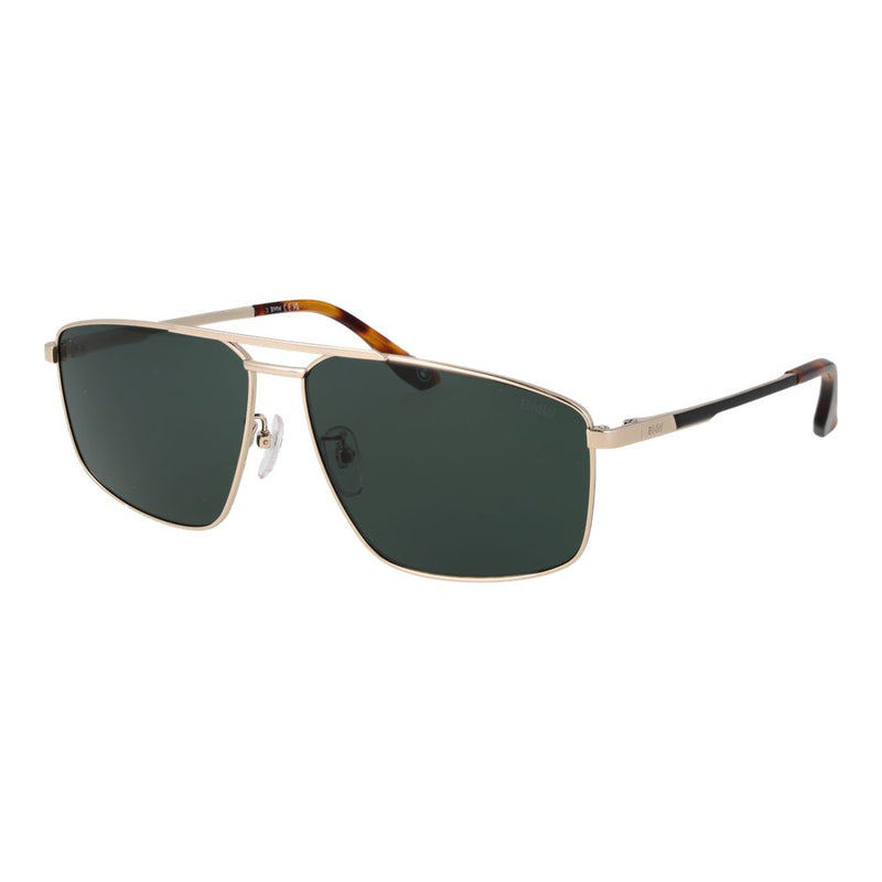 Lunettes de soleil BMW en titane doré