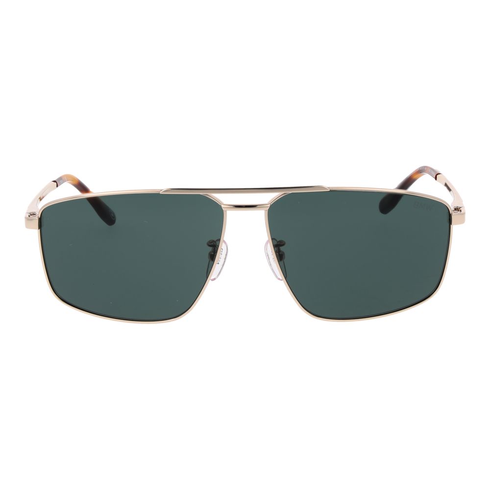 Lunettes de soleil BMW en titane doré
