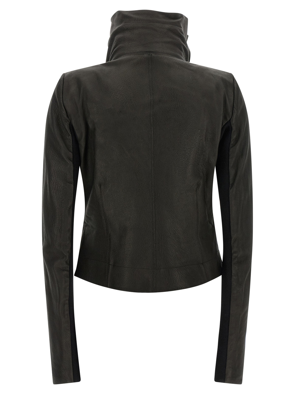 Veste en cuir d'agneau noir Rick Owens