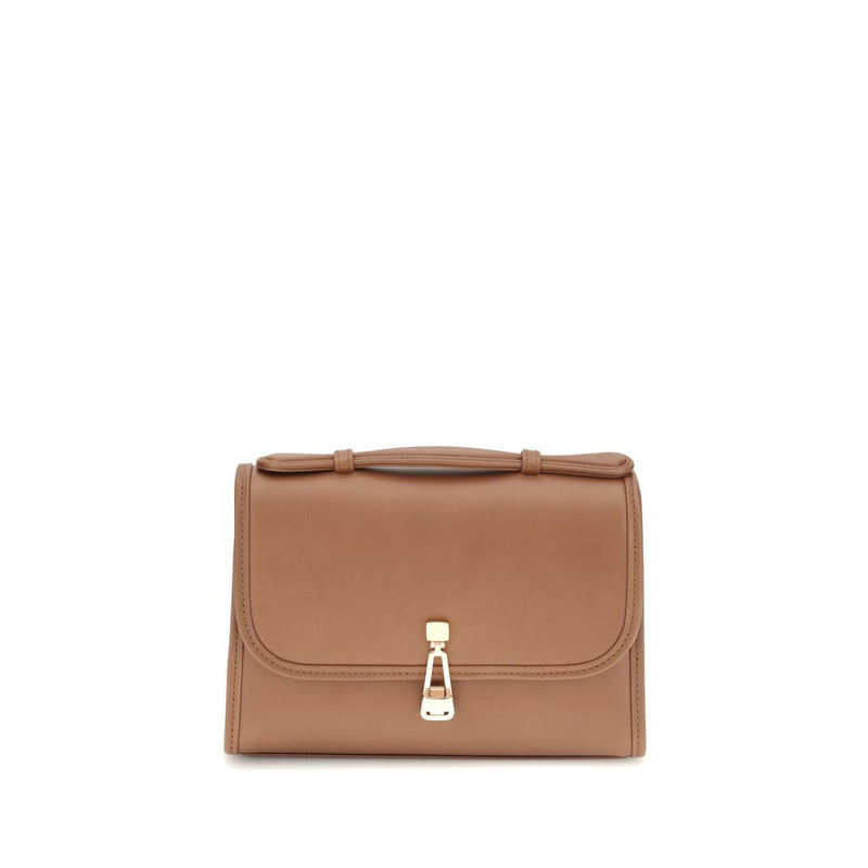 Sac à bandoulière en cuir marron Gabriela Hearst