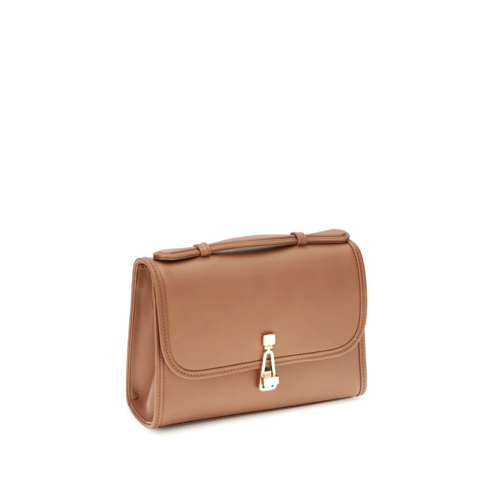 Sac à bandoulière en cuir marron Gabriela Hearst