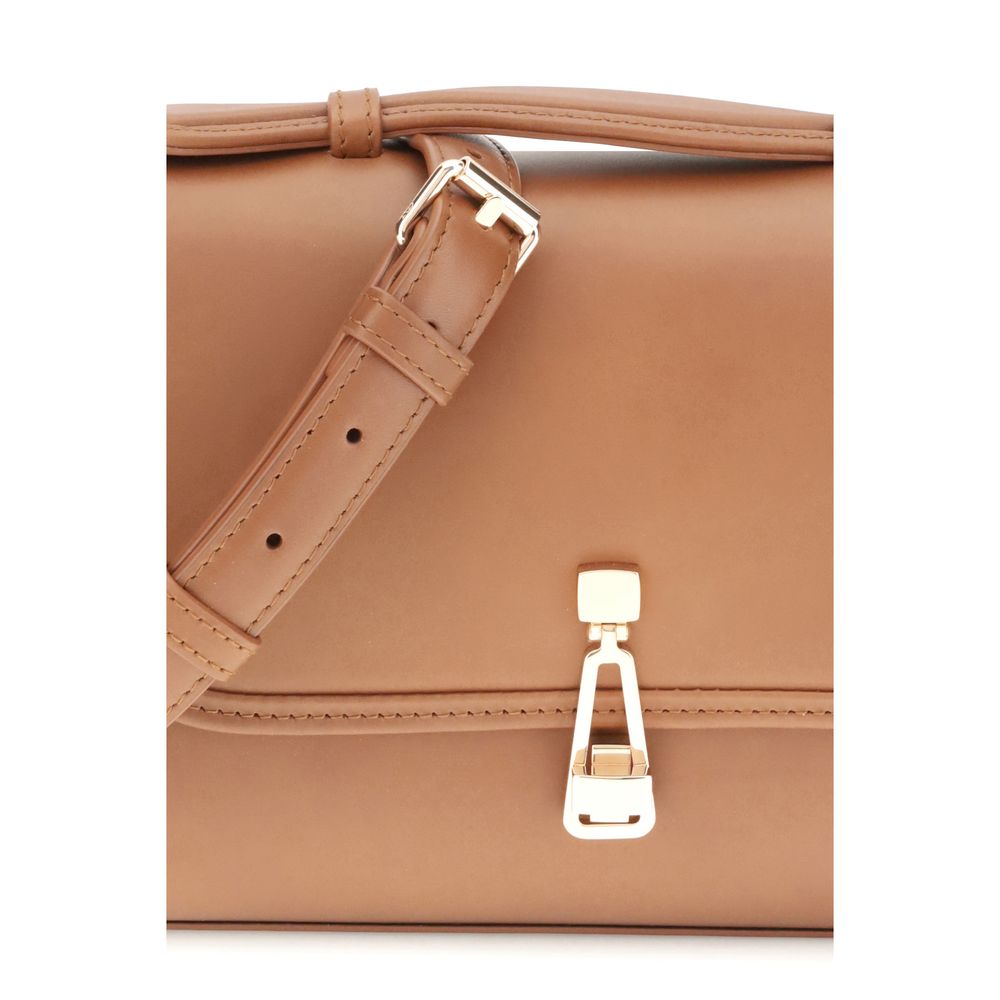 Sac à bandoulière en cuir marron Gabriela Hearst