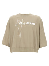 T-shirt en coton gris Rick Owens
