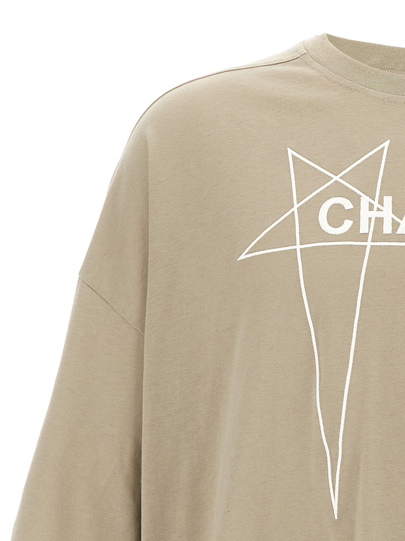 T-shirt en coton gris Rick Owens