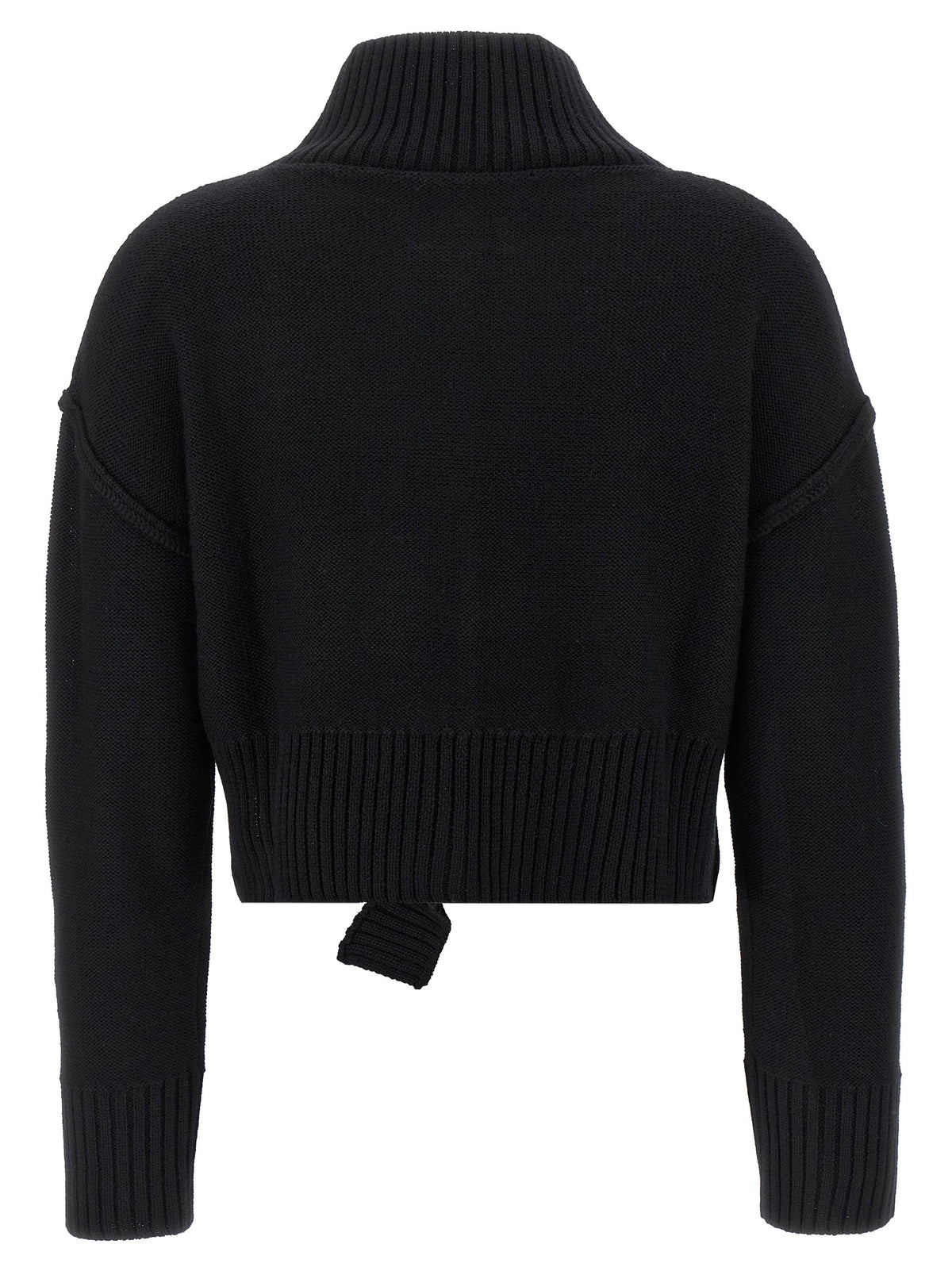 Gilet MM6 Maison Margiela en laine vierge noire