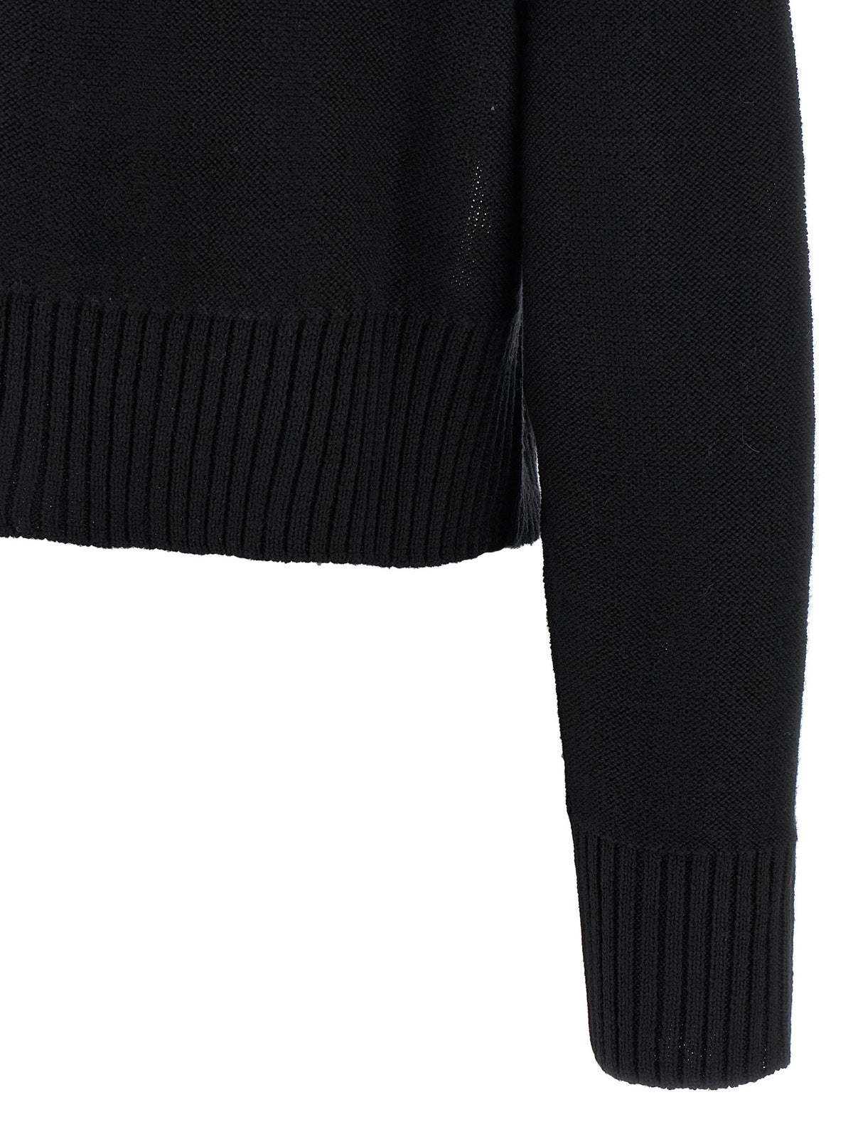 Gilet MM6 Maison Margiela en laine vierge noire