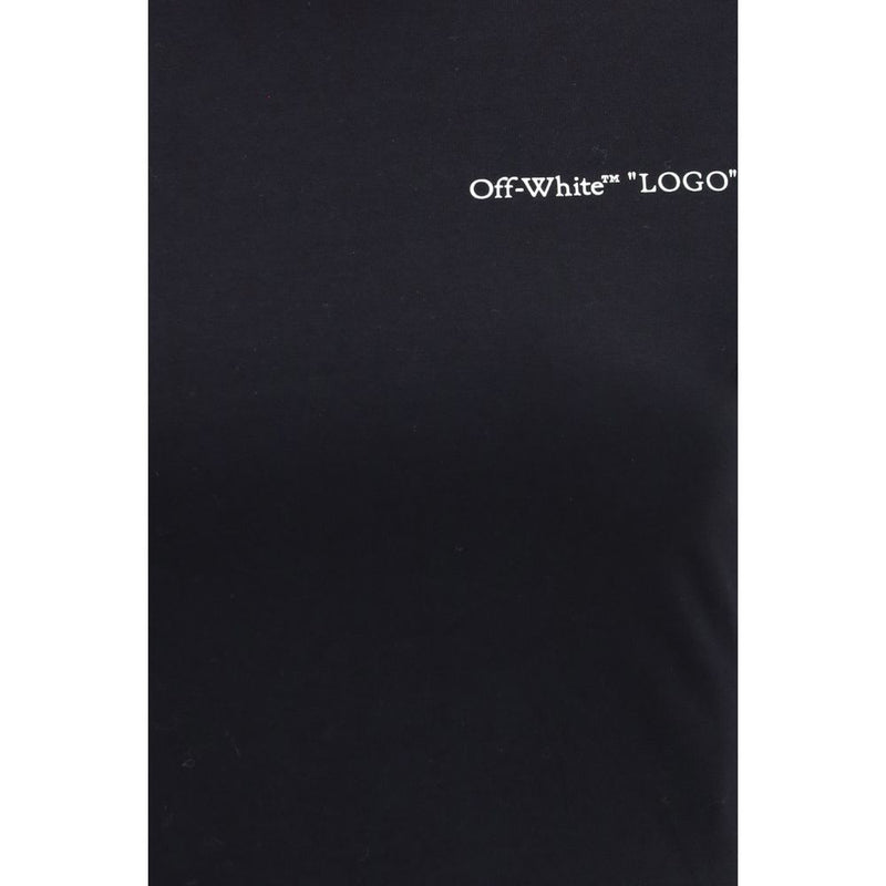 Off-White Black Cotton T-Shirt