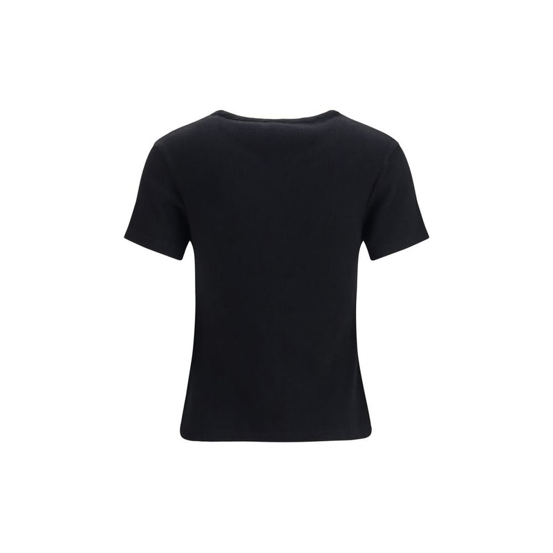 Off-White Black Cotton T-Shirt