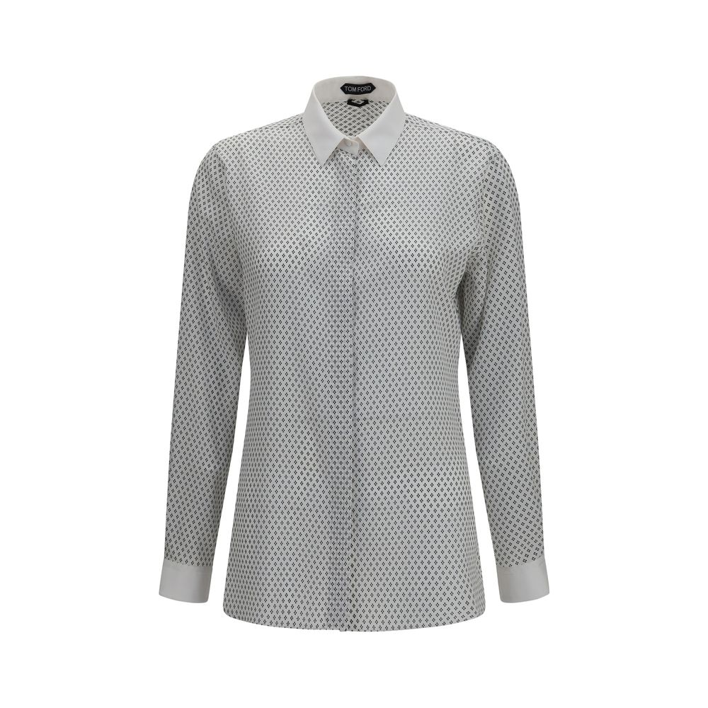 Chemise Tom Ford multicolore en soie à motifs
