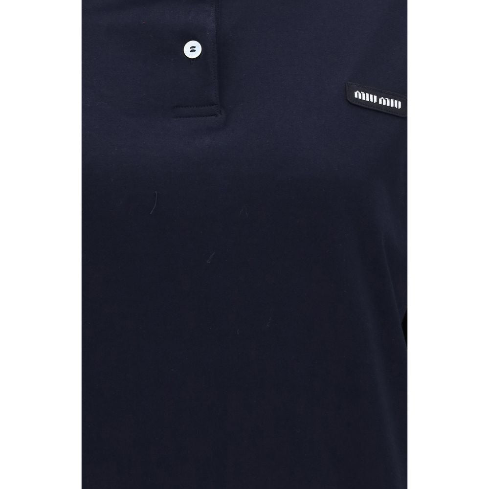 Sweat-shirt Miu Miu en coton bleu
