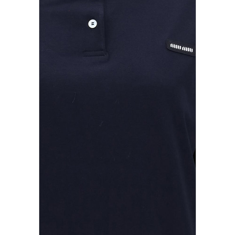 Sweat-shirt Miu Miu en coton bleu