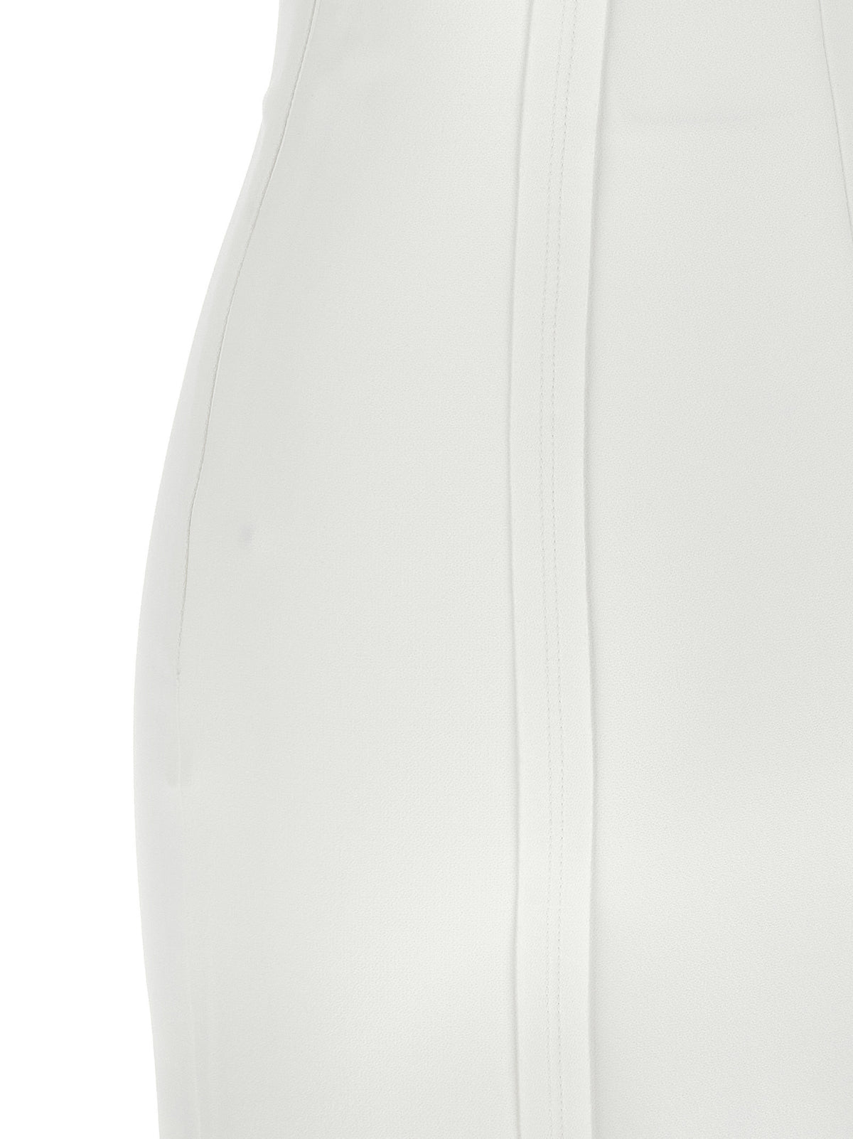 Robe midi Elisabetta Franchi en polyester blanc