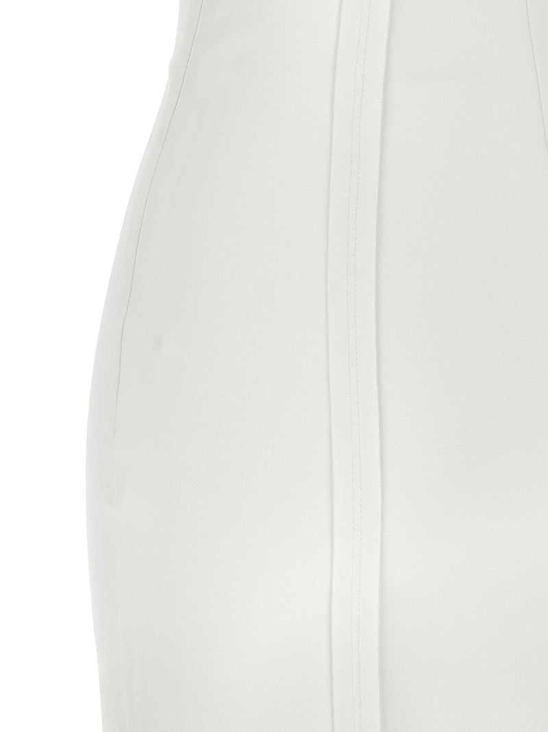 Robe midi Elisabetta Franchi en polyester blanc