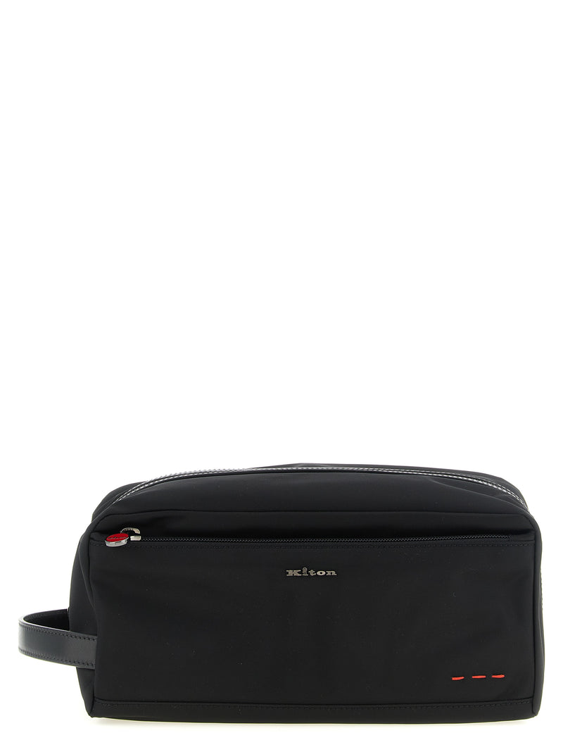 Kiton Noir Polyamide Autres Accessoires