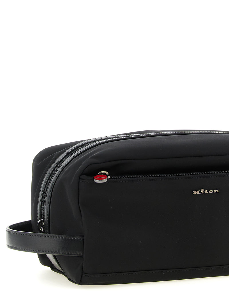 Kiton Noir Polyamide Autres Accessoires