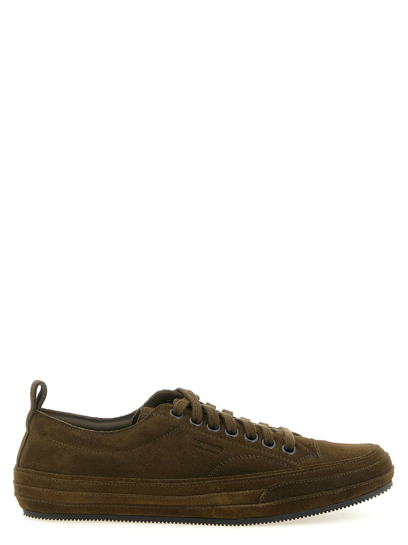 Baskets basses bicolores en cuir Tom Ford