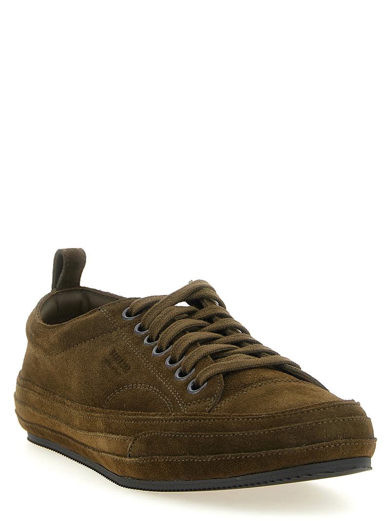 Baskets basses bicolores en cuir Tom Ford
