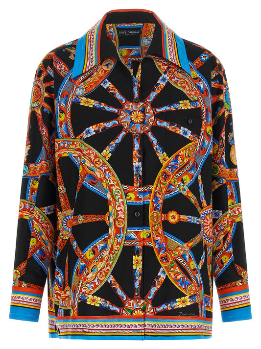 Chemisier Dolce & Gabbana en coton multicolore