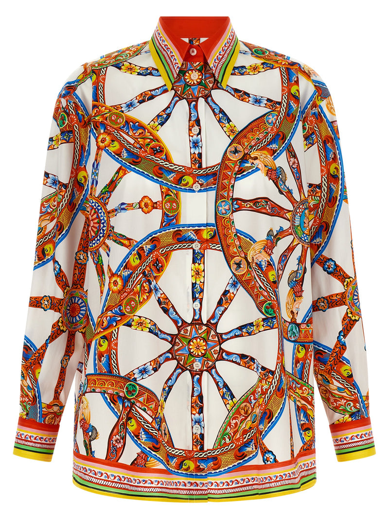 Chemisier Dolce & Gabbana en coton multicolore