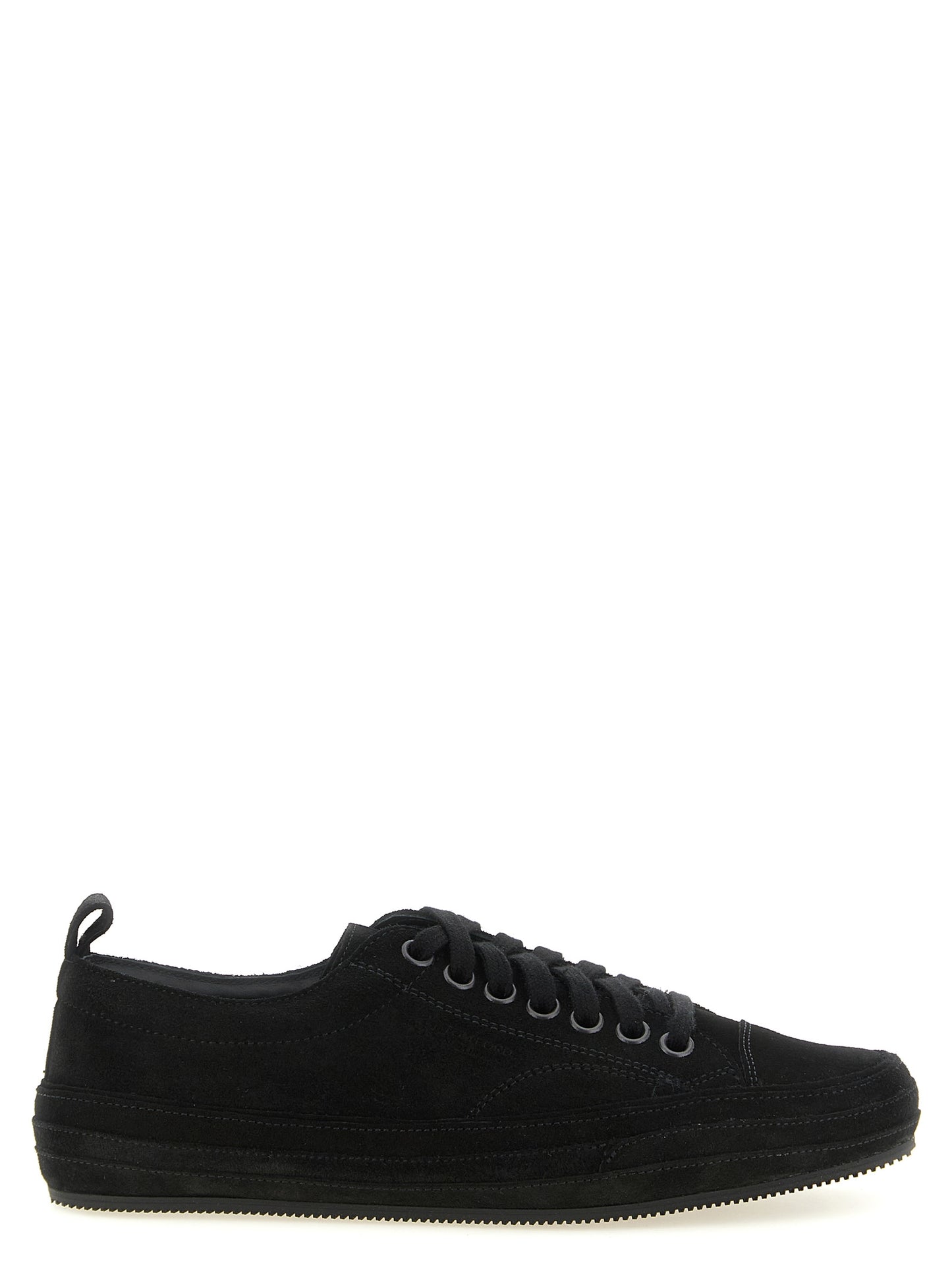 Tom Ford Black Leather Low Top Sneakers