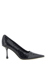 Escarpins à talons hauts en cuir bleu de Jimmy Choo
