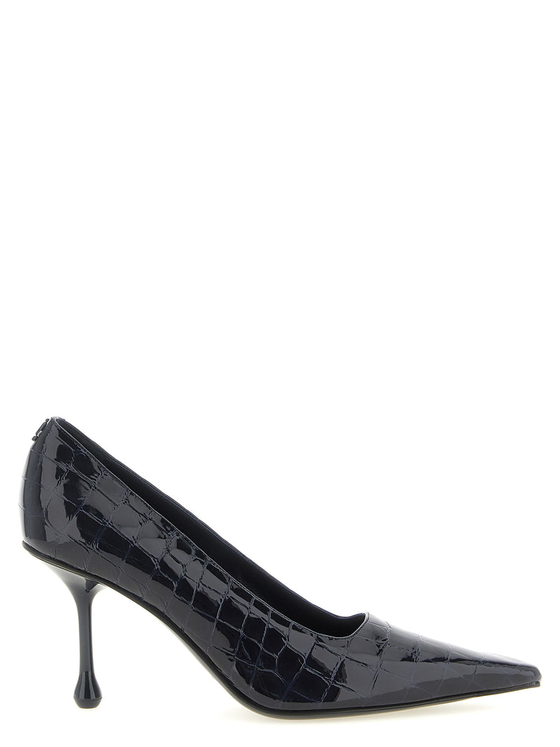 Escarpins à talons hauts en cuir bleu de Jimmy Choo