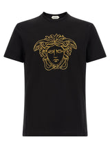 T-shirt Versace en coton noir