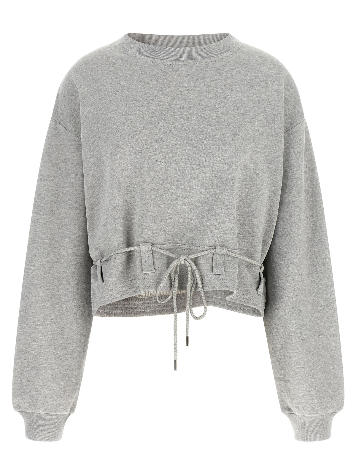 Sweat-shirt gris en coton Dries Van Noten