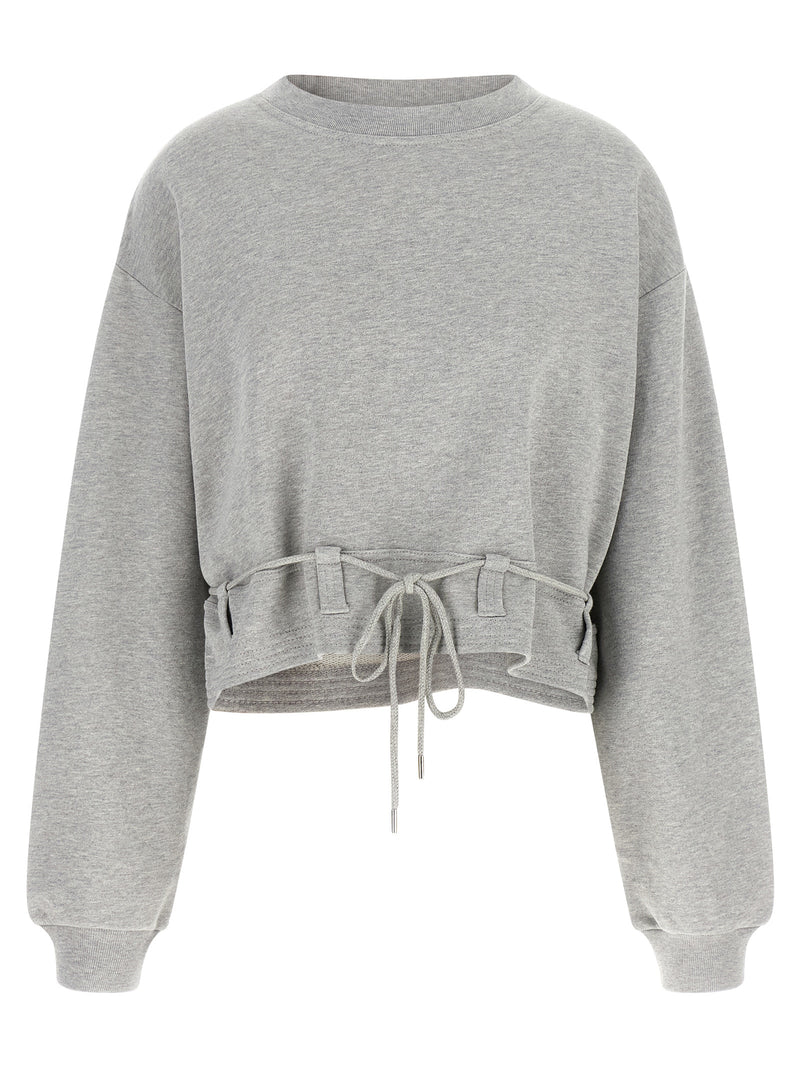 Dries Van Noten Gray Cotton Sweatshirt