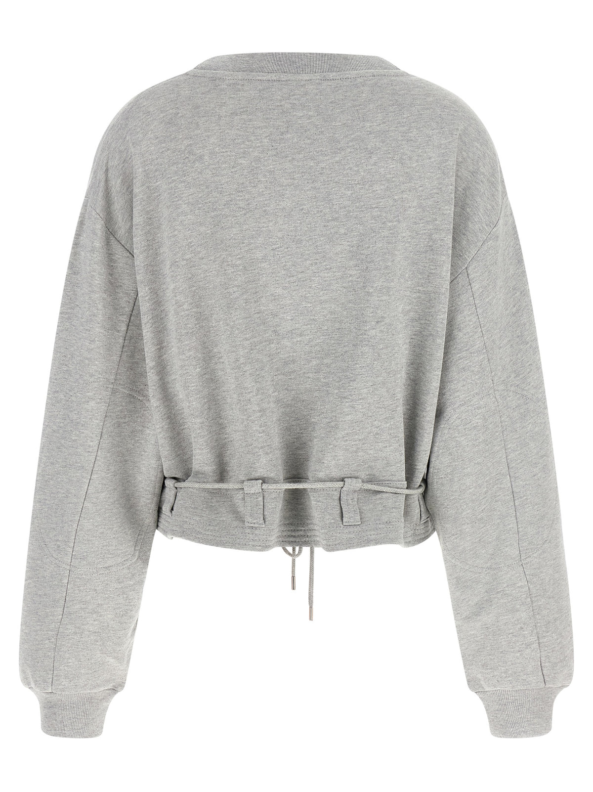 Sweat-shirt gris en coton Dries Van Noten