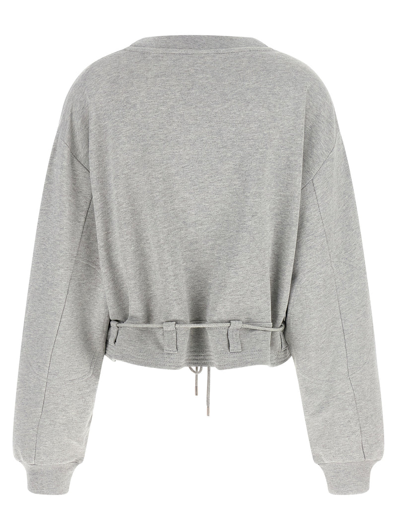 Dries Van Noten Gray Cotton Sweatshirt