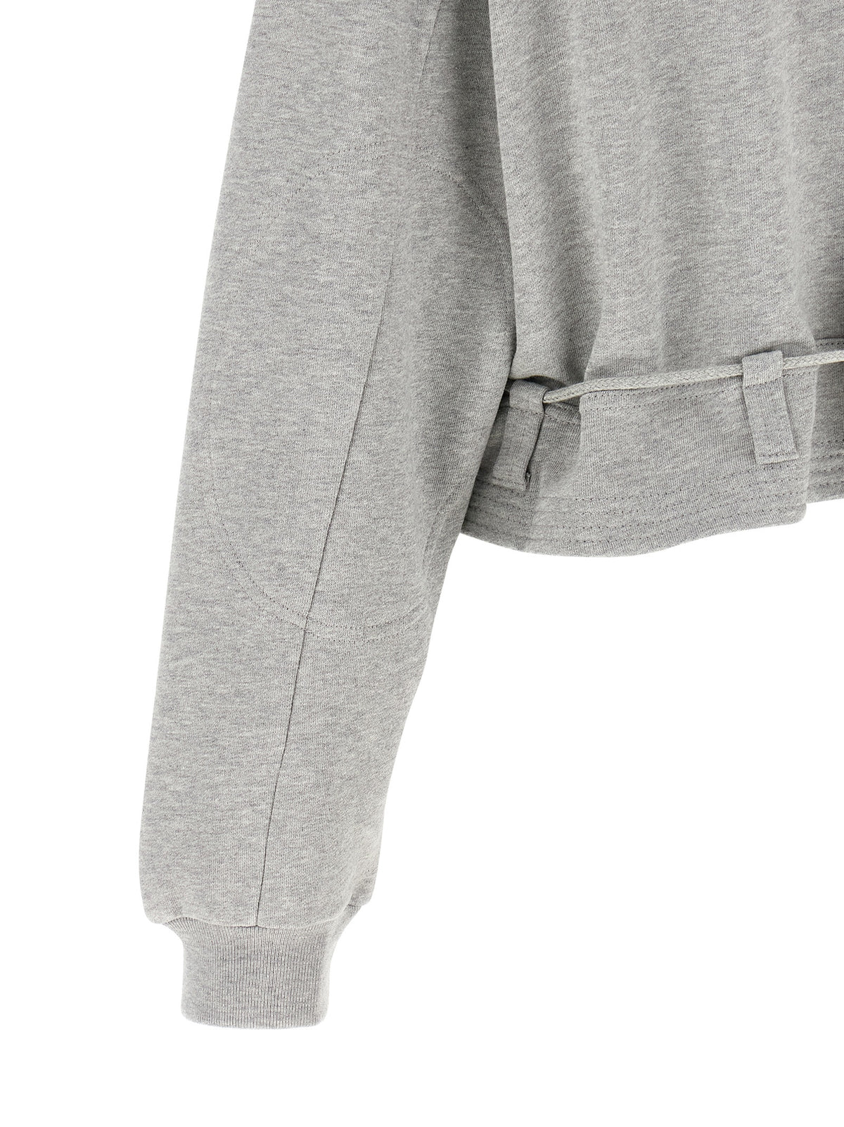 Sweat-shirt gris en coton Dries Van Noten