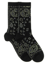 Chaussettes Alanui en coton noir