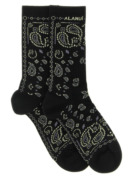 Chaussettes Alanui en coton noir